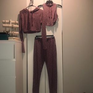 3 Piece Gym Shark Set- Joggers, hoodie, top